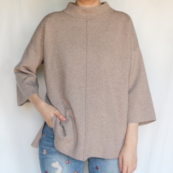Rachel Zoe Mock Neck Sweater, Sz M - Picture 1 of 5